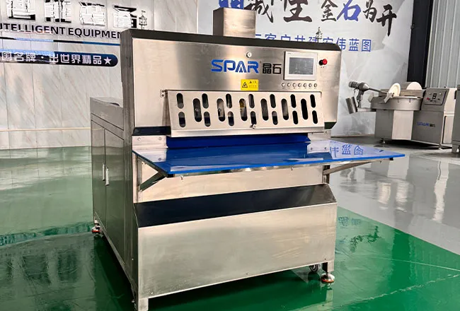 Máquina cortadora y laminadora de carne congelada de baja velocidad