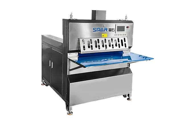 Máquina cortadora y laminadora de carne congelada de baja velocidad